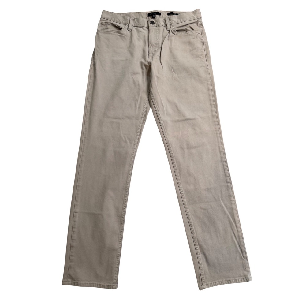 Banana Republic Traveler Slim Fit Pants Mens 31x32 Tan Khaki Cotton Modal‎